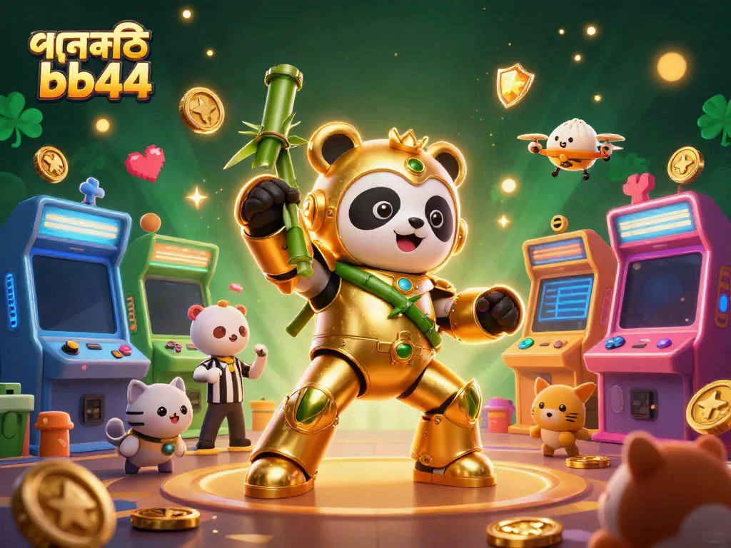 Experience the excitement of পদোন্নতি bb44 in this vibrant 3D casino battle scene.