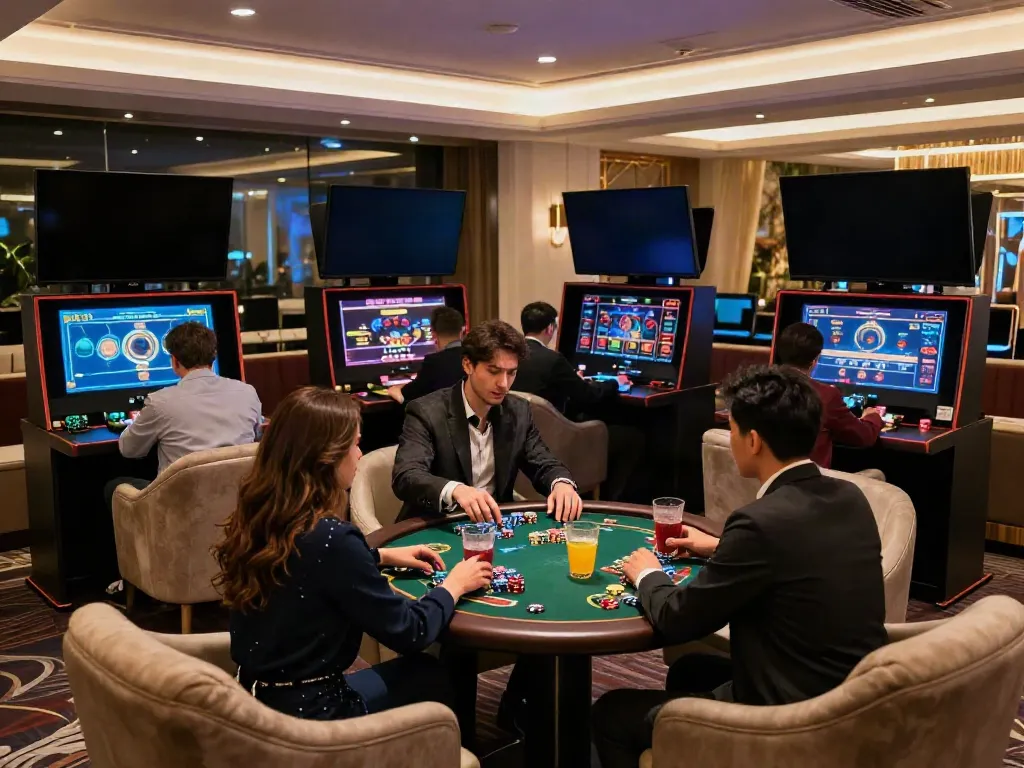 Experience the excitement of f168 vip in an upscale gaming lounge.