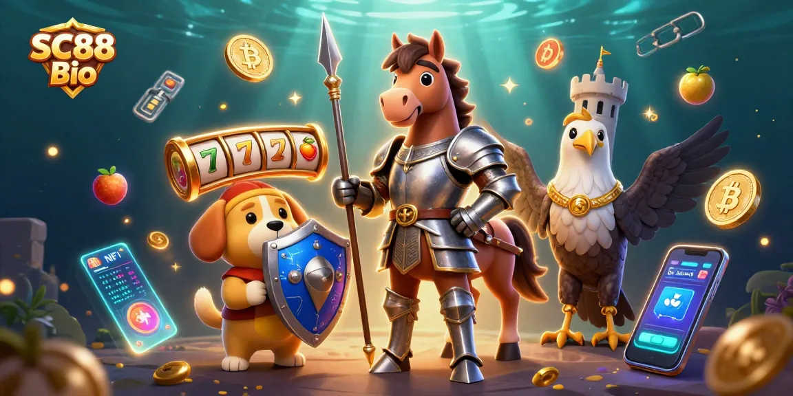 Engage in thrilling gameplay at SC88 Bio with vibrant slot machines and exciting medieval-themed elements.
