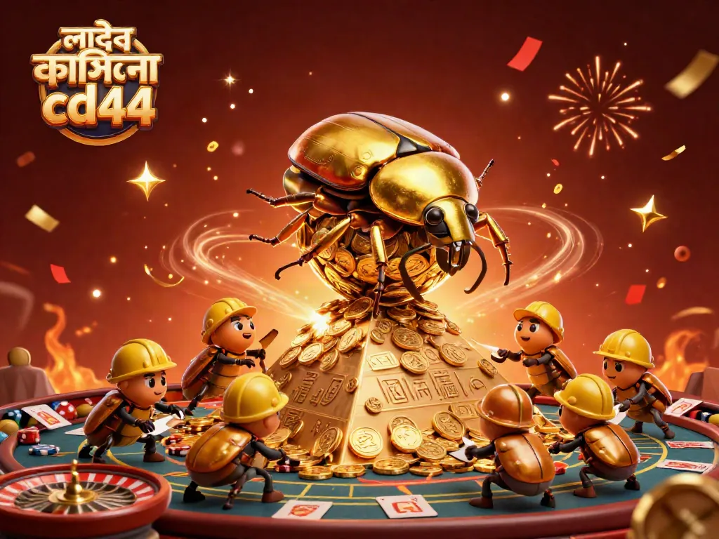 Experience thrilling gameplay at লাইভ ক্যাসিনো cd44 with golden coin rolling and vibrant casino elements.
