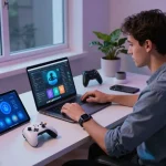 Explore the top 10 tech gadgets 2089 in a modern workspace with innovative devices.