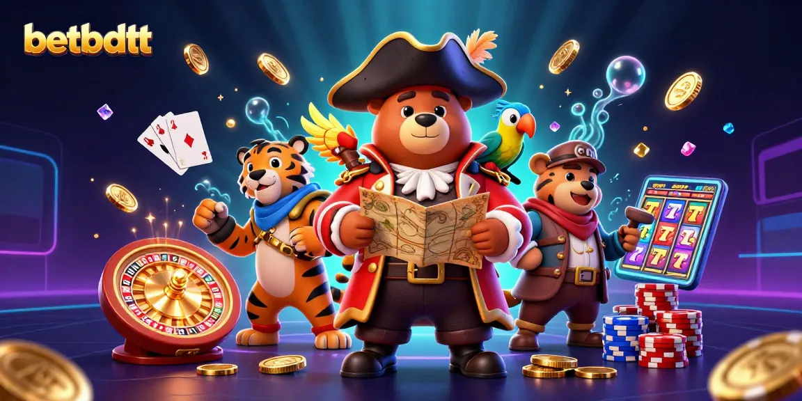 Experience thrilling wins at betbdtt with a vibrant casino scene featuring exciting game elements.