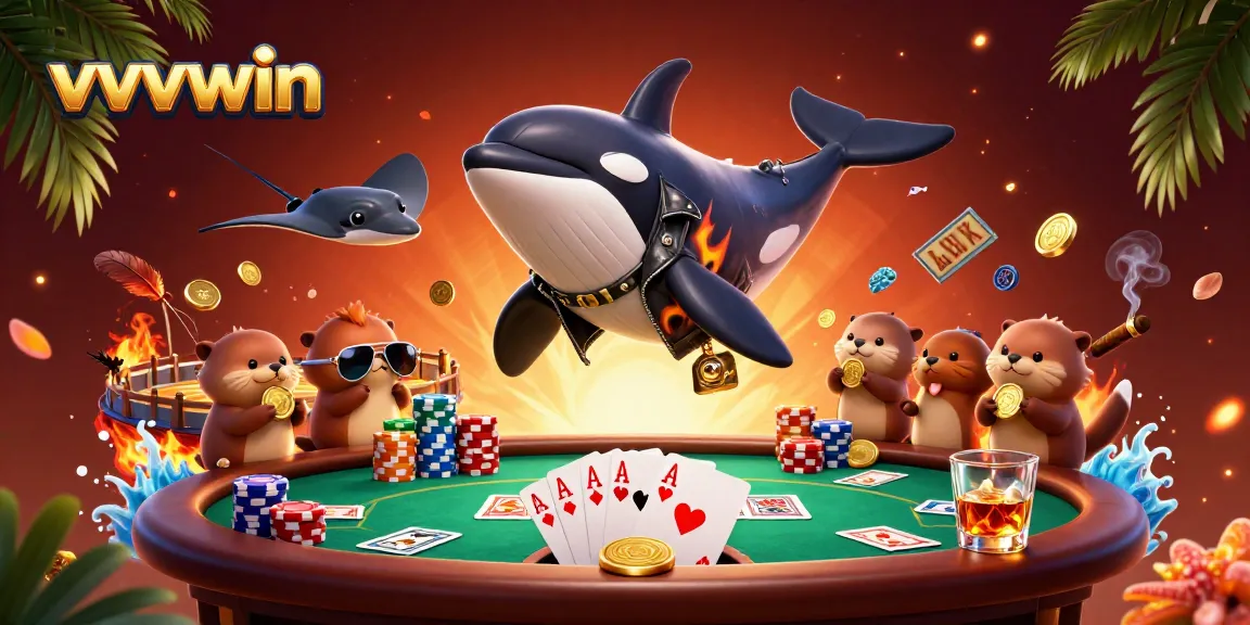 Engage in thrilling cockfighting action with vvvwin's vibrant 3D illustration showcasing unique characters.