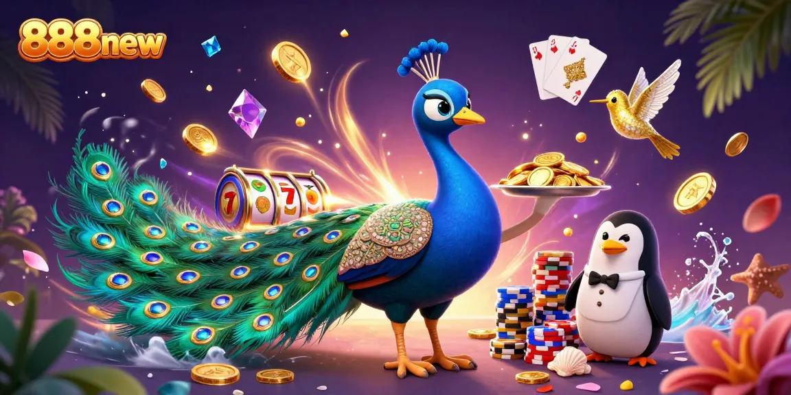 Experience thrilling gameplay at 888new with vibrant slot games and dynamic casino elements.