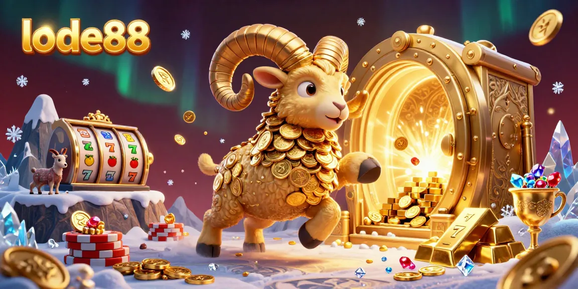 Experience thrilling slot adventures at lode88 with vibrant casino elements and golden treasures.