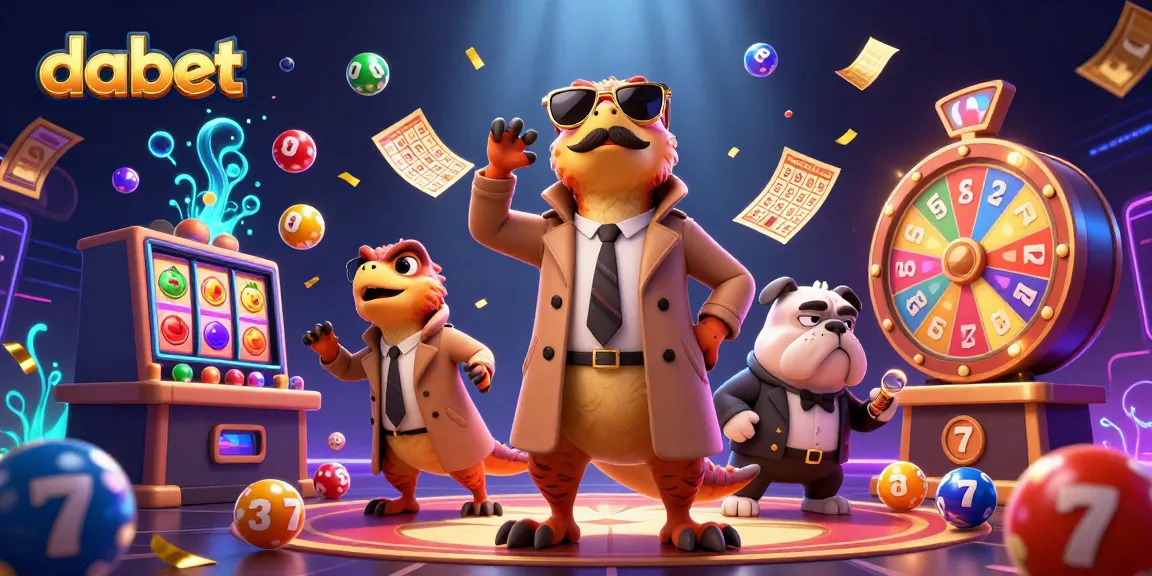 Experience dabet's thrilling casino world with raptors in disguise and lottery excitement.