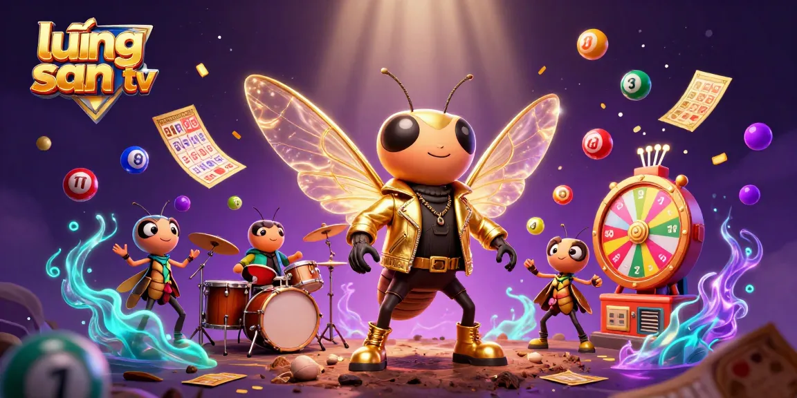 Lương Sơn TV engages viewers with exciting lottery-themed graphics and vibrant characters bringing the thrill of gaming to life.